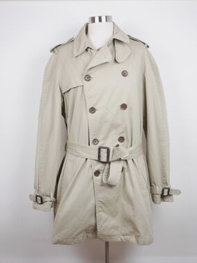 Banana Republic Classic Beige Cotton Trench Coat - Women’s S